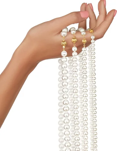 Vista 3 de Ross-Simons 7-8mm Cultured Pearl Necklace With 14kt Yellow Gold