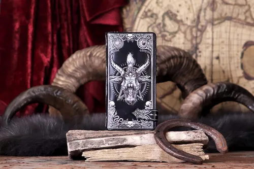 Vista 7 de Nemesis Now Baphomet - Bolso en relieve negro 73in