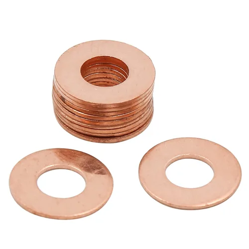 Vista 11 de X AUTOHAUX 10 arandelas de cobre de 0.236 in de diámetro interior para coche