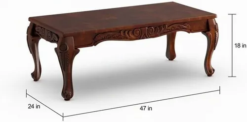 Vista 7 de Furniture of America Alice - Juego de mesa auxiliar de madera maciza de 3 piezas, color cereza oscuro