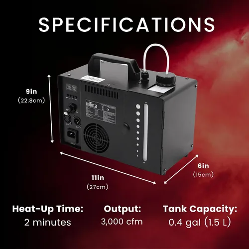 Vista 2 de CHAUVET DJ HURRICANE HAZE 1DX (HHAZE (HHAZE 1DX)