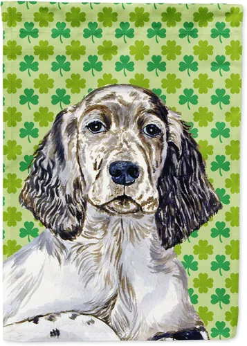 Vista 262 de Caroline's Treasures SS4442GF Affenpinscher Bandera de jardín con retrato de trébol del día de San Patricio para buzón, bandera decorativa