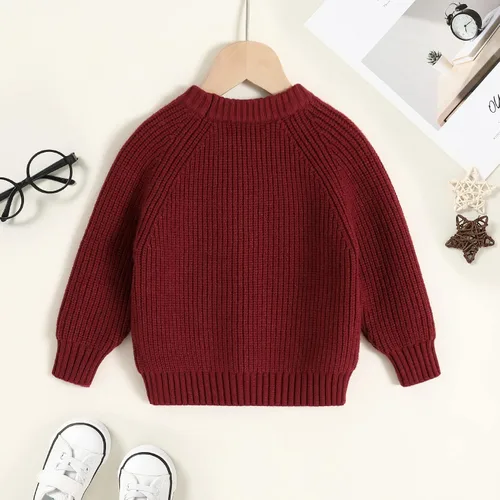 Vista 2 de YOUNGER STAR Suéter de punto para bebés y niñas pequeñas, sudadera de manga larga para otoño e invierno