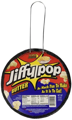 Vista 3 de JIFFY POP Palomitas de maíz con sabor a mantequilla, sartén para hacer palomitas en la estufa, 4.5 oz.