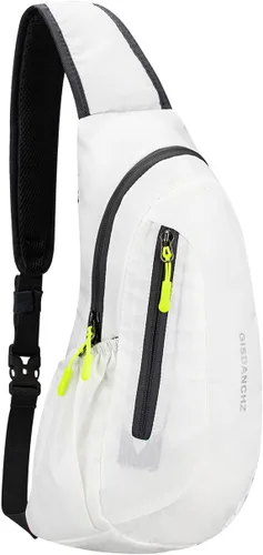 Vista 14 de Mochila cruzada para hombres y mujeres, mochila para el pecho, bolsa de hombro, gimnasio, ciclismo, viajes, deportes al aire libre