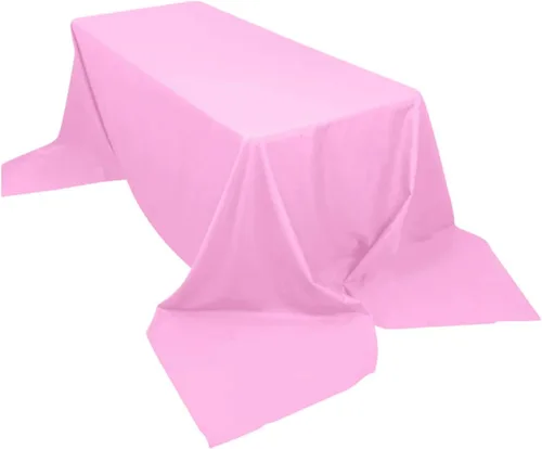 Vista 105 de Efavormart - Mantel redondo de poliéster de 108 pulgadas, 108 pulgadas, para bodas, fiestas, banquetes, restaurantes, color verde manzana