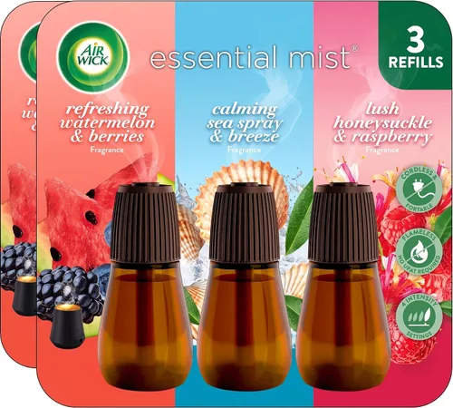 Vista 10 de Air Wick Essential Mist - Paquete de recarga triple multi-fragancia primavera (3X67) oz.