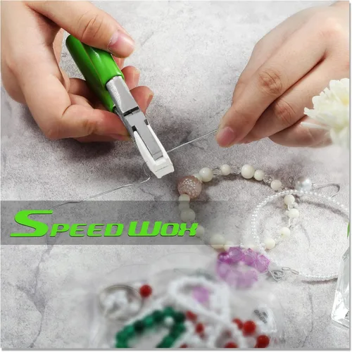 Vista 5 de SPEEDWOX Alicates de punta plana de 5 pulgadas Alicates de mandíbula de Alicates de mandíbula lisa Alicates de nailon sin marcas para doblado