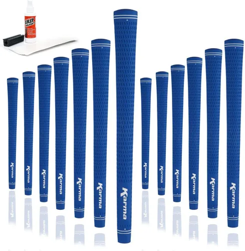 Vista 22 de Karma Puños de golf de terciopelo para hombres, mujeres, jóvenes Tamaño pequeño, estándar, mediano, grande y Jumbo 6 colores Elige un paquete