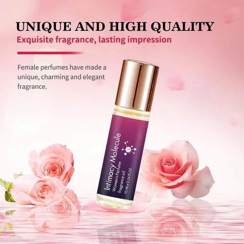 Vista 5 de Perfume de feromonas roll-on para mujer – Perfume de tamaño de viaje – Aceite de fragancia de larga duración 0.34 fl oz / 0.3 fl oz