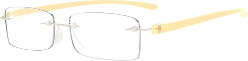 Vista 12 de Eyekepper - Gafas de lectura con lentes pequeños sin marco para hombres y mujeres