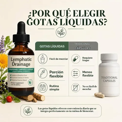Vista 8 de Gotas de drenaje linfático, alivio de la hinchazón y desinflado, sistema