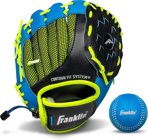 Vista 13 de Guantes Franklin Sports con agarre, para T-ball (9.0 pulgadas)