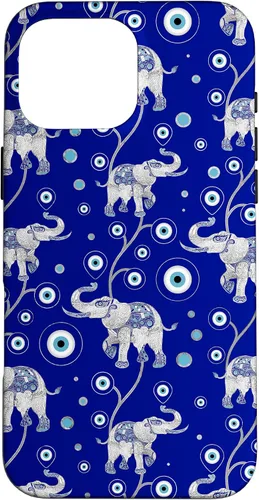 Vista 19 de Funda con dije de elefante de mala suerte para iPhone 17