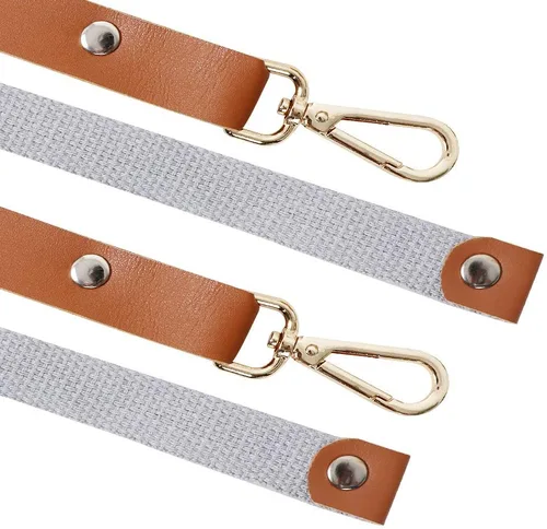 Vista 7 de Delantal de chef, delantal cruzado para hombres y mujeres con correas ajustables y bolsillos grandes, de lona, M - 2EG.