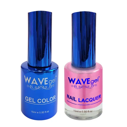 Vista 120 de WAVEGEL - Juego dúo de gel y esmalte de uñas a juego - Colección Royal - #001 ¡Blanco sobre blanco! I 0.5 onzas