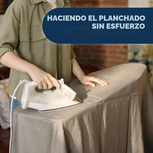 Vista 6 de Tabla de Planchar de Tamaño Completo, RAINHOL 54"x13" Tabla de Planchar Compacta de Servicio Pesado con Descanso para Plancha, Cubierta Resistente