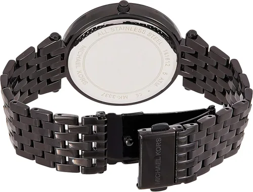 Vista 2 de Michael Kors Darci MK3337 reloj de cuarzo negro de acero inoxidable