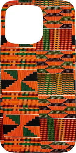 Vista 31 de Kente - Carcasa para iPhone 17, diseño étnico de Ghana, diseño africano