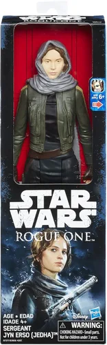 Vista 2 de Star Wars Rogue One - Figura de sargento Jyn Erso de 12 pulgadas, negro/verde, B3908, paquete de 2