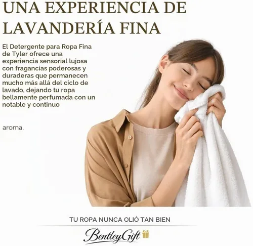 Vista 6 de Tyler Candle Wash Diva - Detergente para ropa de 32 onzas líquidas con bolsa para secadora, tapa a prueba de derrames