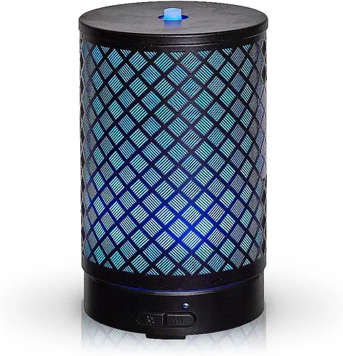 Vista 8 de AROMAR Difusor de aceite ultrasónico esencial, humidificador de niebla fría y difusor de metal de aromaterapia para aceites esenciales con apagado