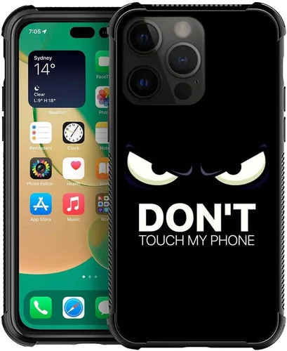 Vista 36 de ZHEGAILIAN Funda compatible con iPhone 14, funda de munición AK 47, parte trasera de vidrio templado+funda protectora de TPU de silicona suave