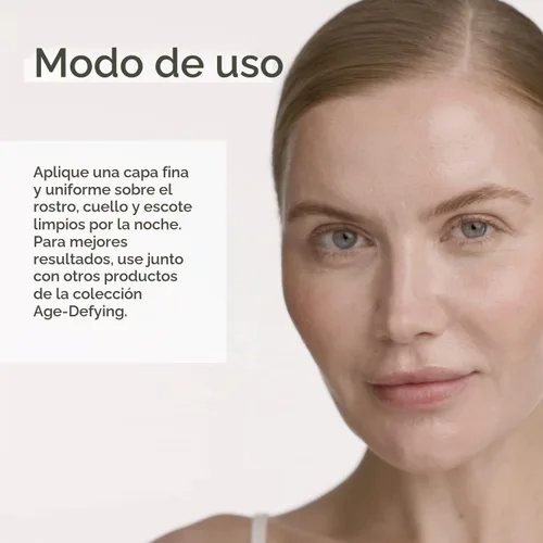 Vista 4 de Glytone Age-Defying Peptide+ Overnight Restorative Cream – Dermatólogo, sin parabenos y sin fragancia, 1.7 onzas líquidas