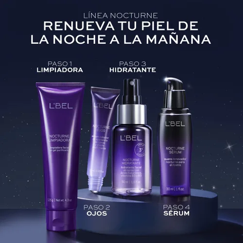 Vista 5 de L'BEL - Nocturne Hidratante Facial Renovación Nocturna