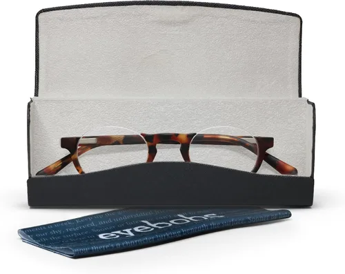 Vista 6 de eyebobs - Vicepresidente Gafas de lectura prémium para hombres y mujeres Marco de medio borde