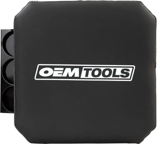 Vista 4 de OEMTOOLS 24996 Asiento Creeper de Taller Azul, Taburete con Ruedas con Almacenamiento de Herramientas, Taburete de Mecánico para Trabajo de Garaje