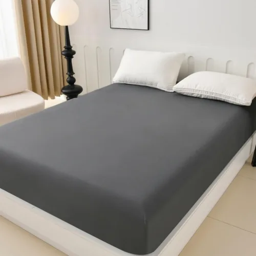 Vista 10 de JUWENIN, Sábana bajera de microfibra de calidad de lujo de 1 pieza Negro