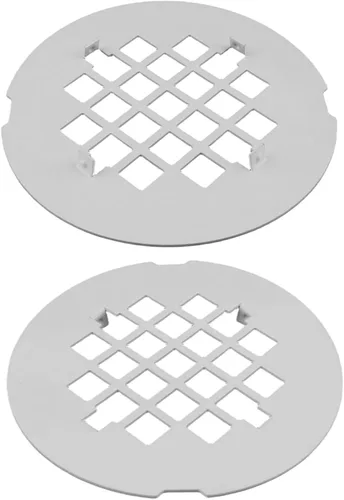 Vista 4 de Dnyta Cubierta de drenaje de ducha a presión de 4-1/4 pulgadas de diámetro exterior de acero inoxidable, cubierta de drenaje universal redonda