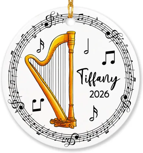 Vista 18 de Adorno de acordeón personalizado de Navidad, adorno de instrumento musical de acordeón para árbol de Navidad 2025, adorno de acordeón regalo