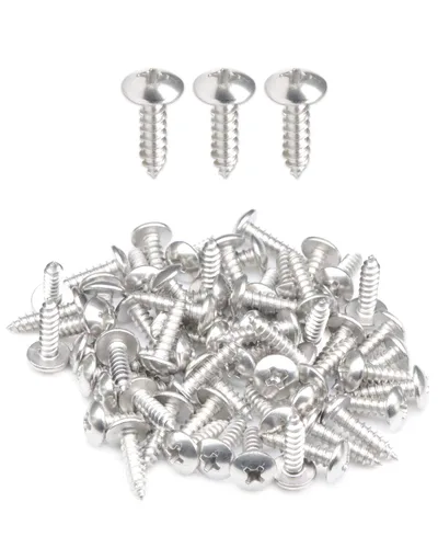 Vista 16 de 50 tornillos de madera Phillips #8 x 1/2 pulgada con revestimiento de óxido negro por IMSCREWS