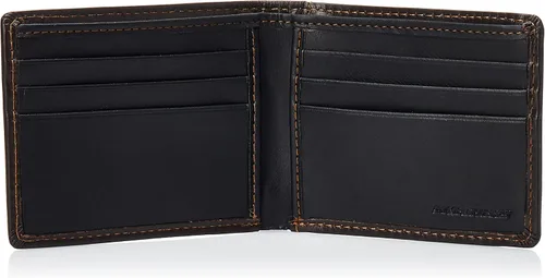 Vista 5 de Skechers Cartera de cuero RFID con bolsillo abatible para hombre