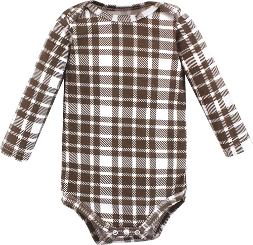 Vista 56 de Hudson Baby baby-boys Cotton Long-sleeve Bodysuits 5-pack