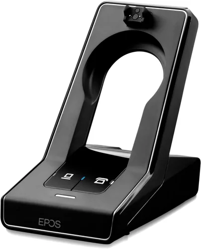 Vista 6 de Sennheiser Enterprise Solution SD Pro2 ML - Auriculares inalámbricos de doble cara con múltiples conectividad para teléfono de escritorio y Skype