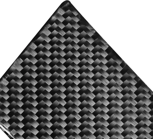 Vista 6 de Accesorios de fibra de carbono suave real para interior de coche, panel de cambio de marchas, cubierta de cenicero, calcomanía negra compatible