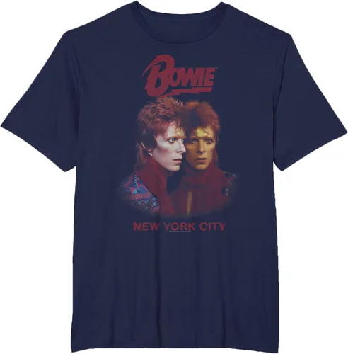 Vista 12 de David Bowie - Camiseta New York City Tour, Negro