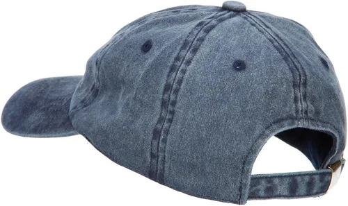 Vista 3 de Gorra de sarga de algodón lavado bordado de gato persa