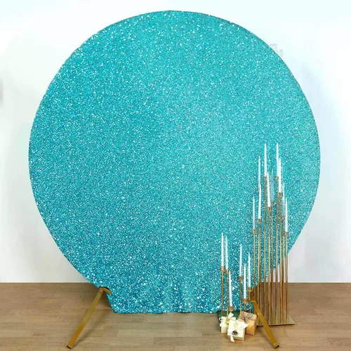 Vista 12 de Efavormart - Cubierta de fondo hexagonal de elastano color champán de 8 x 7 pies, doble cara de ajuste cómodo, diseño geométrico para decoración