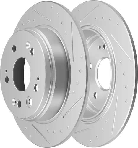 Vista 12 de SCITOO Kits de rotores de freno de disco trasero para Jeep Grand Cherokee 1999-2004