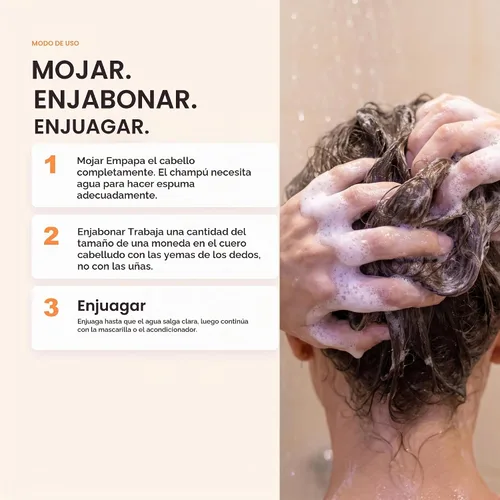 Vista 6 de Morfose Champú para el cabello de argán (33.8 fl oz)