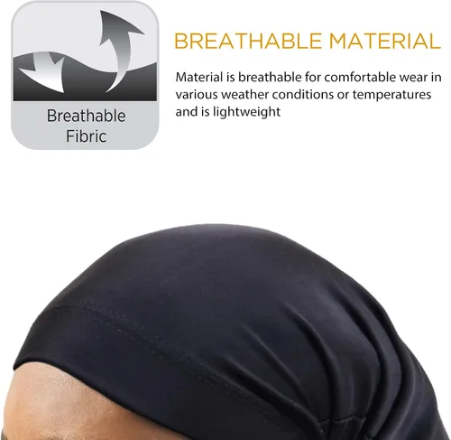 Vista 2 de Negro Spandex Dreadloc