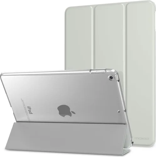 Vista 38 de MoKo Funda para iPad 9.7 2018/2017 de 5ª / 6ª Generación - Funda delgada y ligera con soporte para Smartphone con parte trasera translúcida