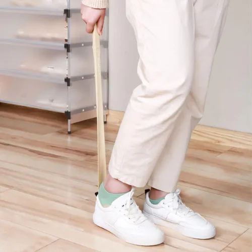 Vista 8 de Mango de recolección de zapatos domésticos súper largo para mujeres mayores y embarazadas, tirador de zapatos de plástico con succión magnética