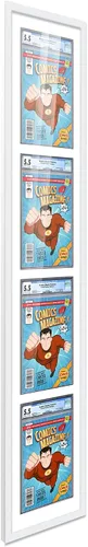 Vista 69 de Poster Palooza Marco de cómics con paspartú para 1 cómic de grado CGC, CBCS o PGX, marco de cómic de bronce para cómic de 8.125 x 13 pulgadas