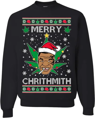 Vista 43 de Merry Chrithmith Ugly Christmas Sweater Unisex Crewneck Graphic Sweatshirt Negro Bitcheth