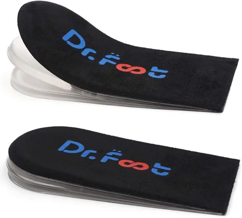 Vista 9 de Dr.Foot - Insertos ortopédicos ajustables para levantamiento de talón, plantilla de aumento de altura para discrepancias de longitud de piernas Beige